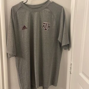 Texas A&M Adidas Football T-Shirt Size Large
